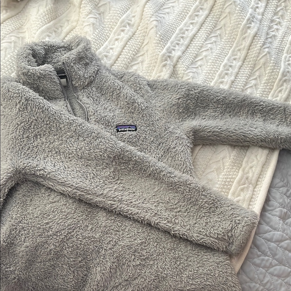 Patagonia Gray Fleece Pullover